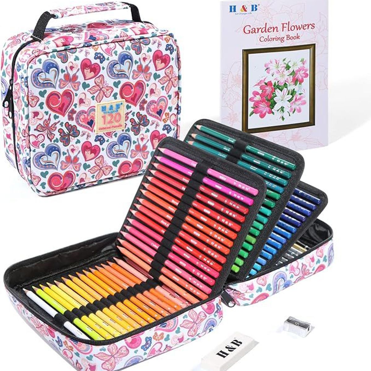 GENERICO - Estuche 120 colores al Oleó H & B
