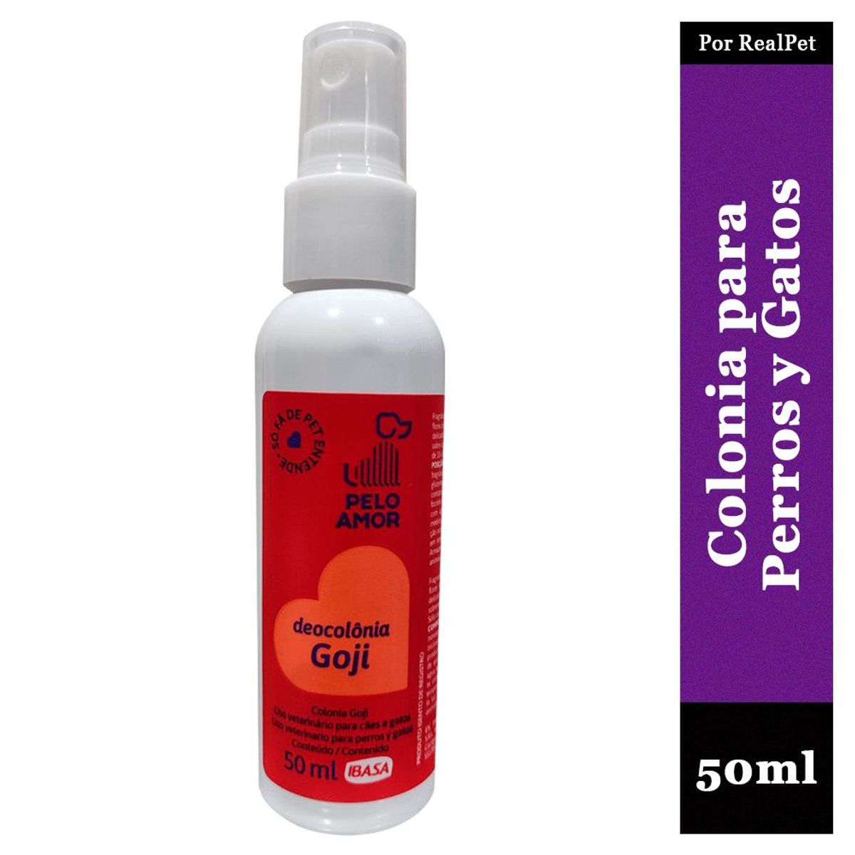 GENERICO - Colonia Goji Ibasa para Perros y Gatos Afrutado 50ml