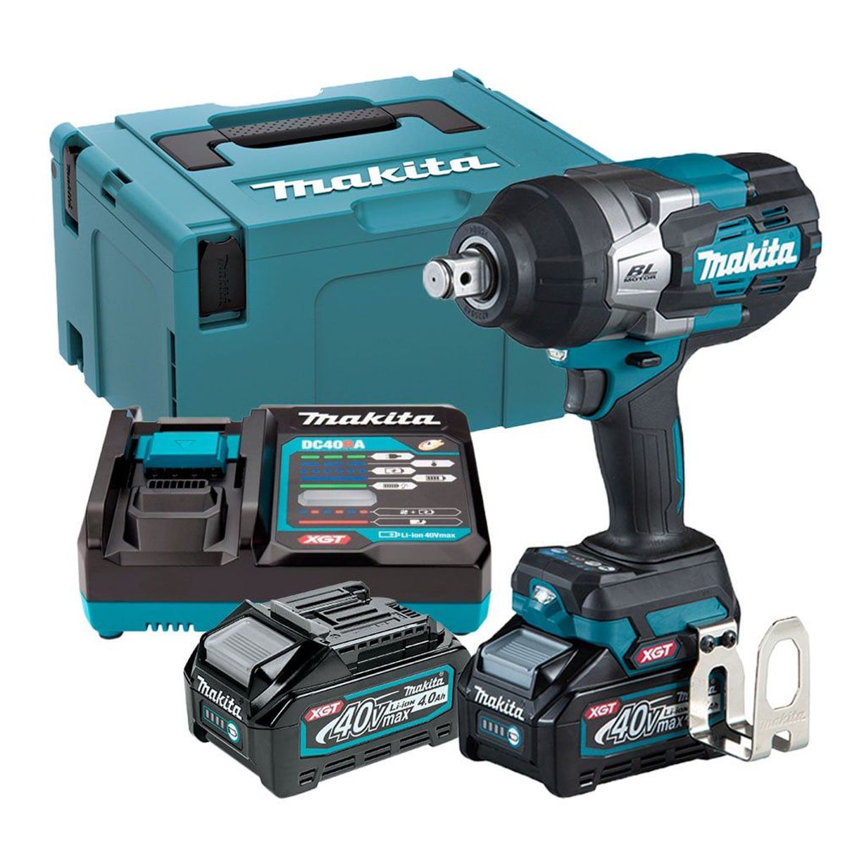 MAKITA - Llave de Impacto  3/4" XGT 40V 3 Vel 2050Nm BL LXT  2x4.0Ah  + C