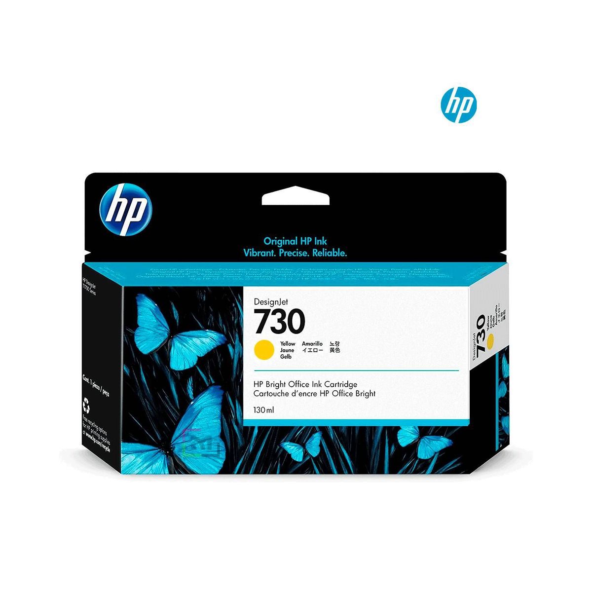 HP - Cartucho HP 730 Amarillo P2V64A original