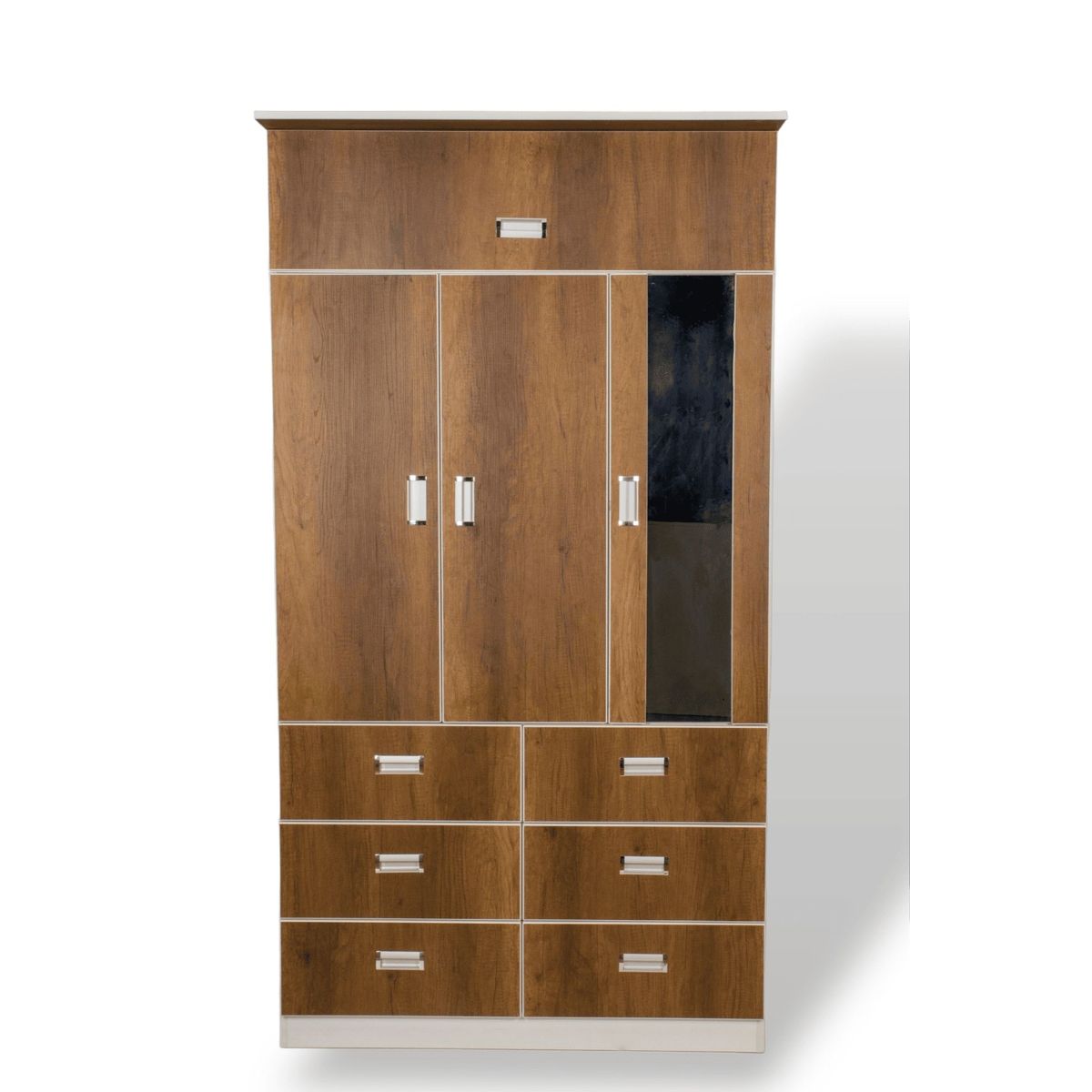 MUEBLES MACRUMO - Ropero de 100cm - Color Pignetto - Armado