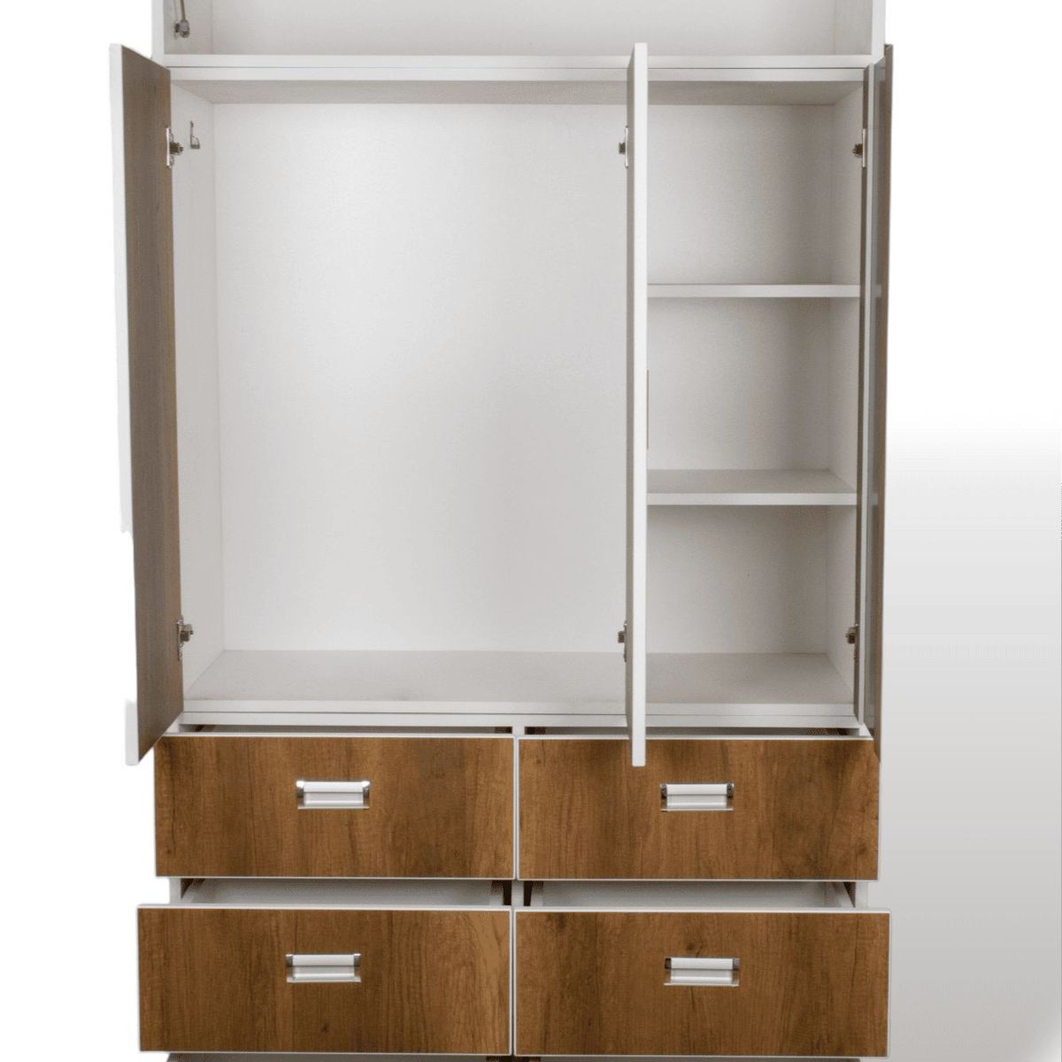 MUEBLES MACRUMO - Ropero de 100cm - Color Pignetto - Armado