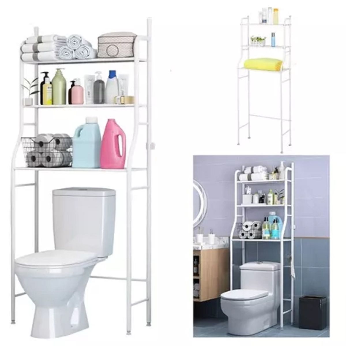 GENERICO - Estante Organizador Para Baño Inodoro Alta Calidad