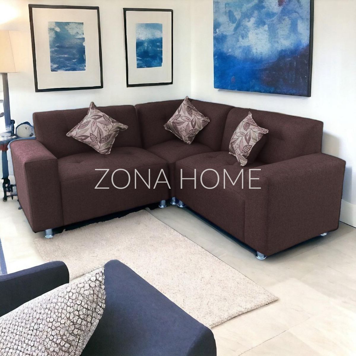 GENERICO - Sofá Seccional Tokio en L - Marrón