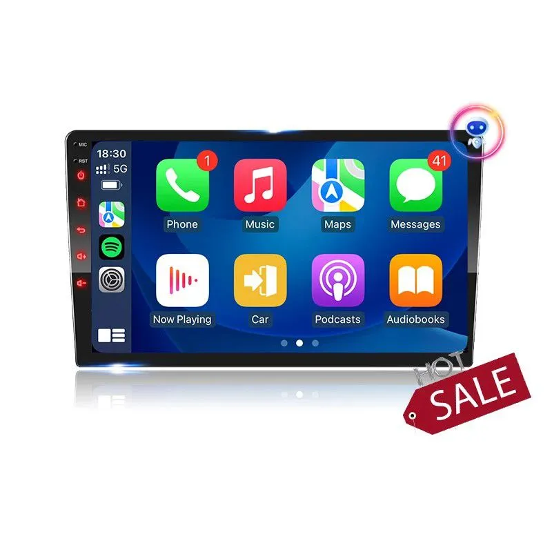 GENERICO - AUTORADIO ANDROID 2 DIN HD 9" CARPLAY + CAMARA