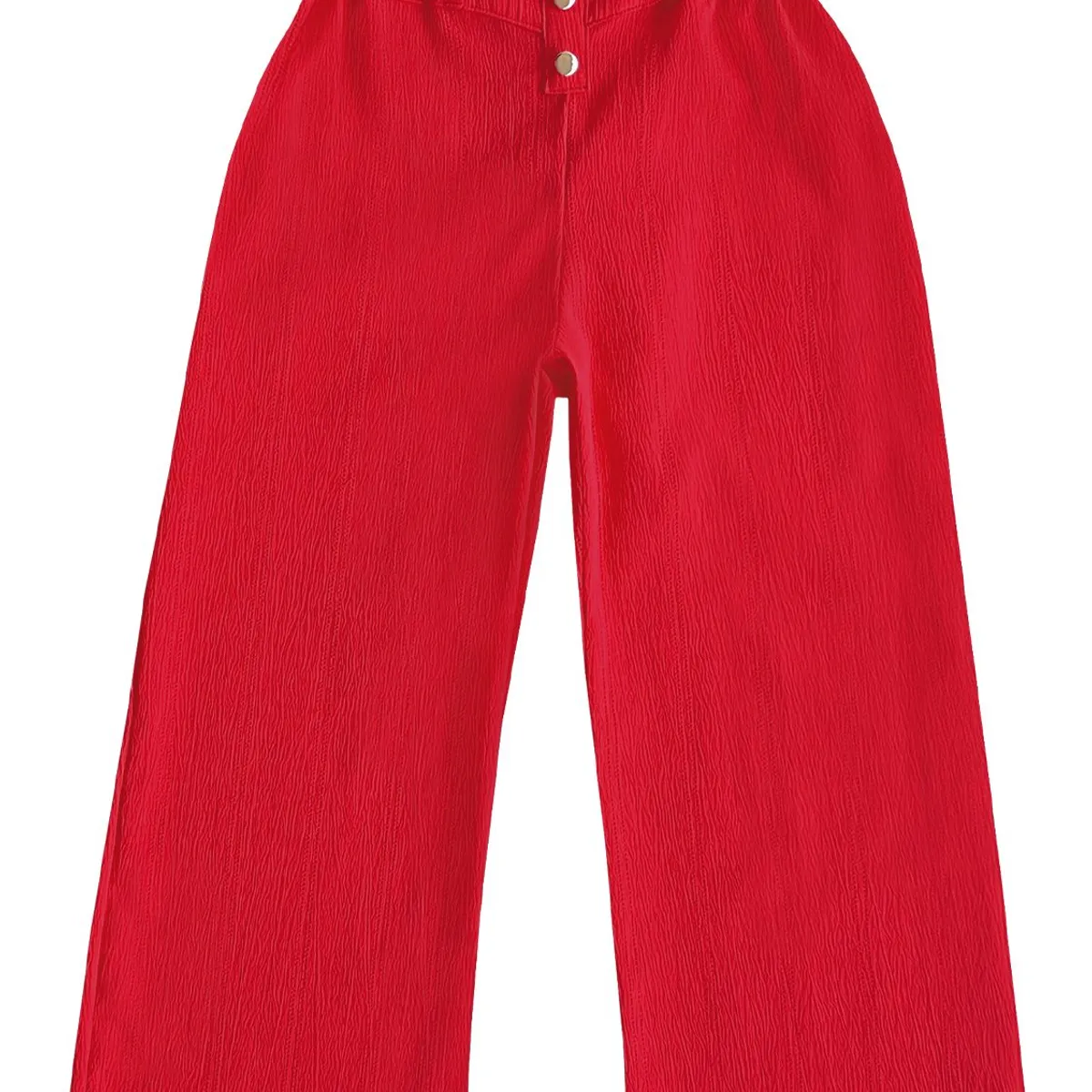 KIDS MASHMELO - Pantalón Palazzo en Gasa para Niña con Pretina en V Kids Mashmelo