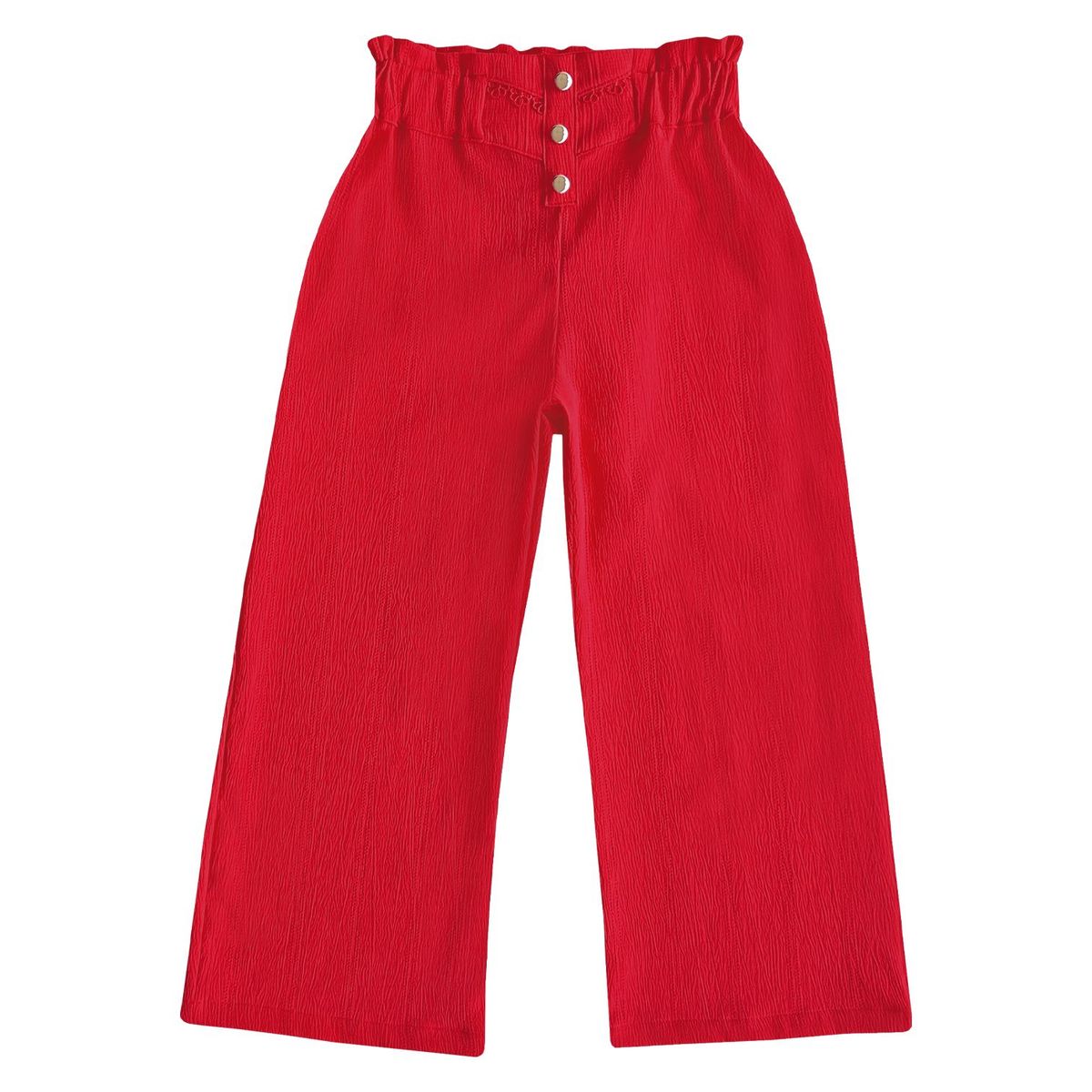 KIDS MASHMELO - Pantalón Palazzo en Gasa para Niña con Pretina en V Kids Mashmelo