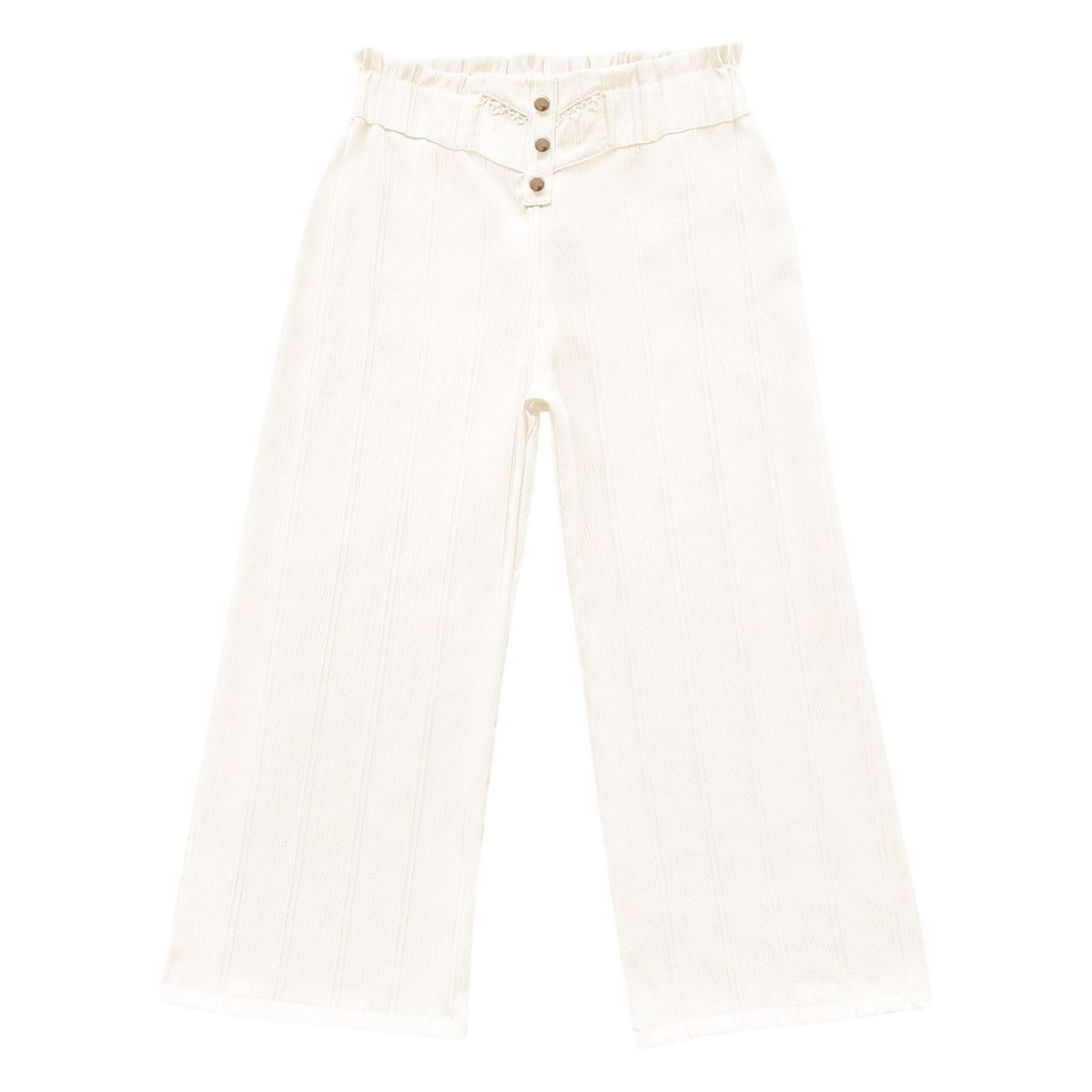 KIDS MASHMELO - Pantalón Palazzo en Gasa para Niña con Pretina en V Kids Mashmelo