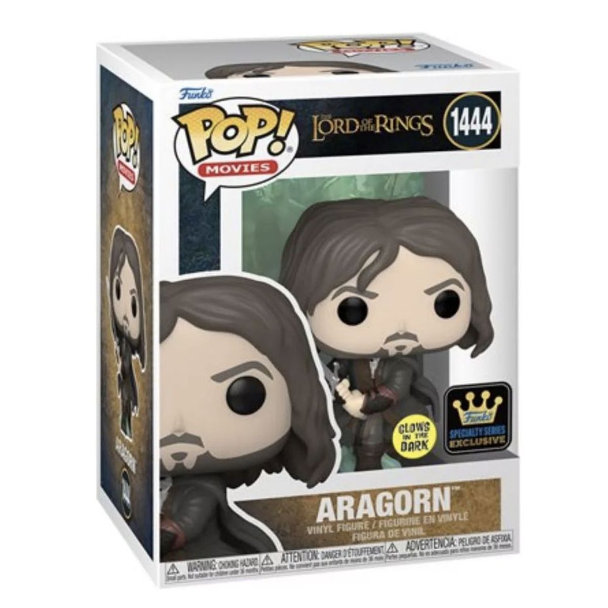 FUNKO - Aragorn Glow Funko Pop 1444 Señor De Los Anillos