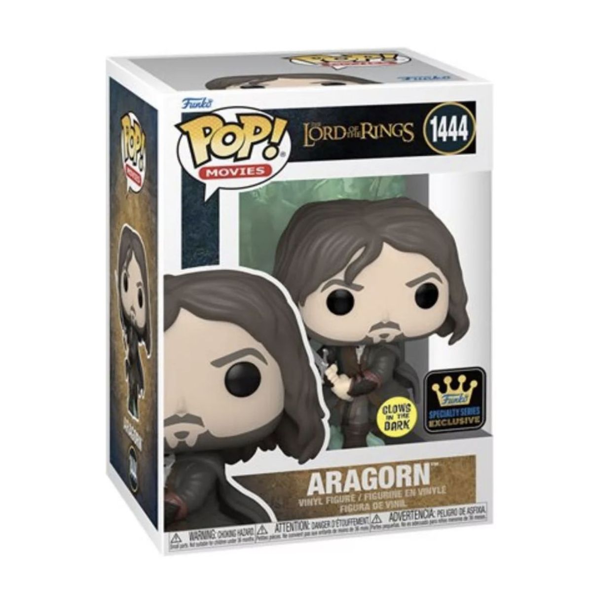 FUNKO - Aragorn Glow Funko Pop 1444 Señor De Los Anillos