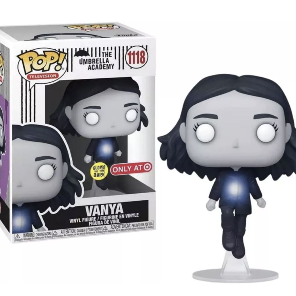 FUNKO - Vanya Funko Pop 1118 Glow The Umbrella Academy Target