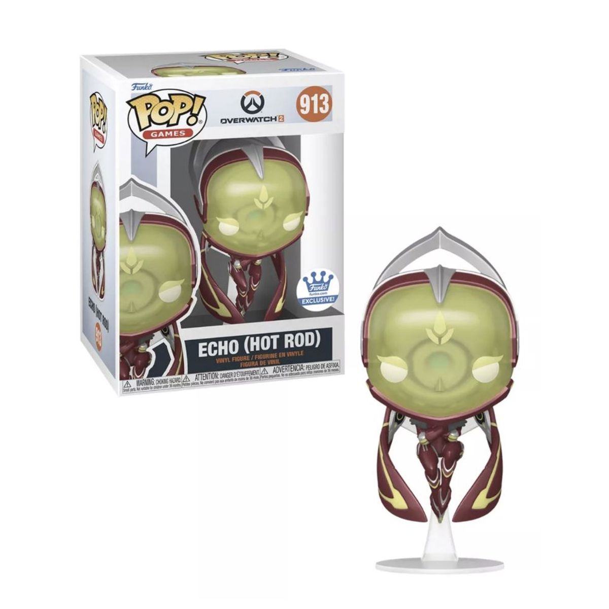 FUNKO - Echo hot Rod Funko Pop 913 Overwatch Exclusivo