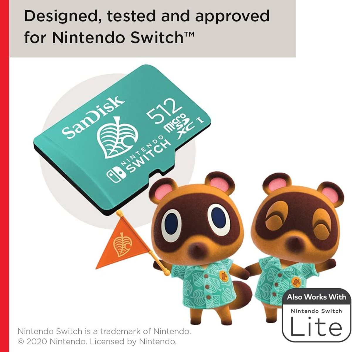 SANDISK - Memoria Micro Sdxc De 512 Gb Nintendo Original