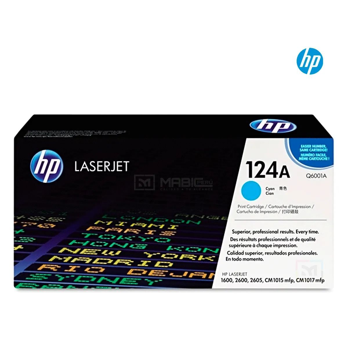 HP - TONER HP 124A CÓDIGO Q6001A CYAN 2000 Pág