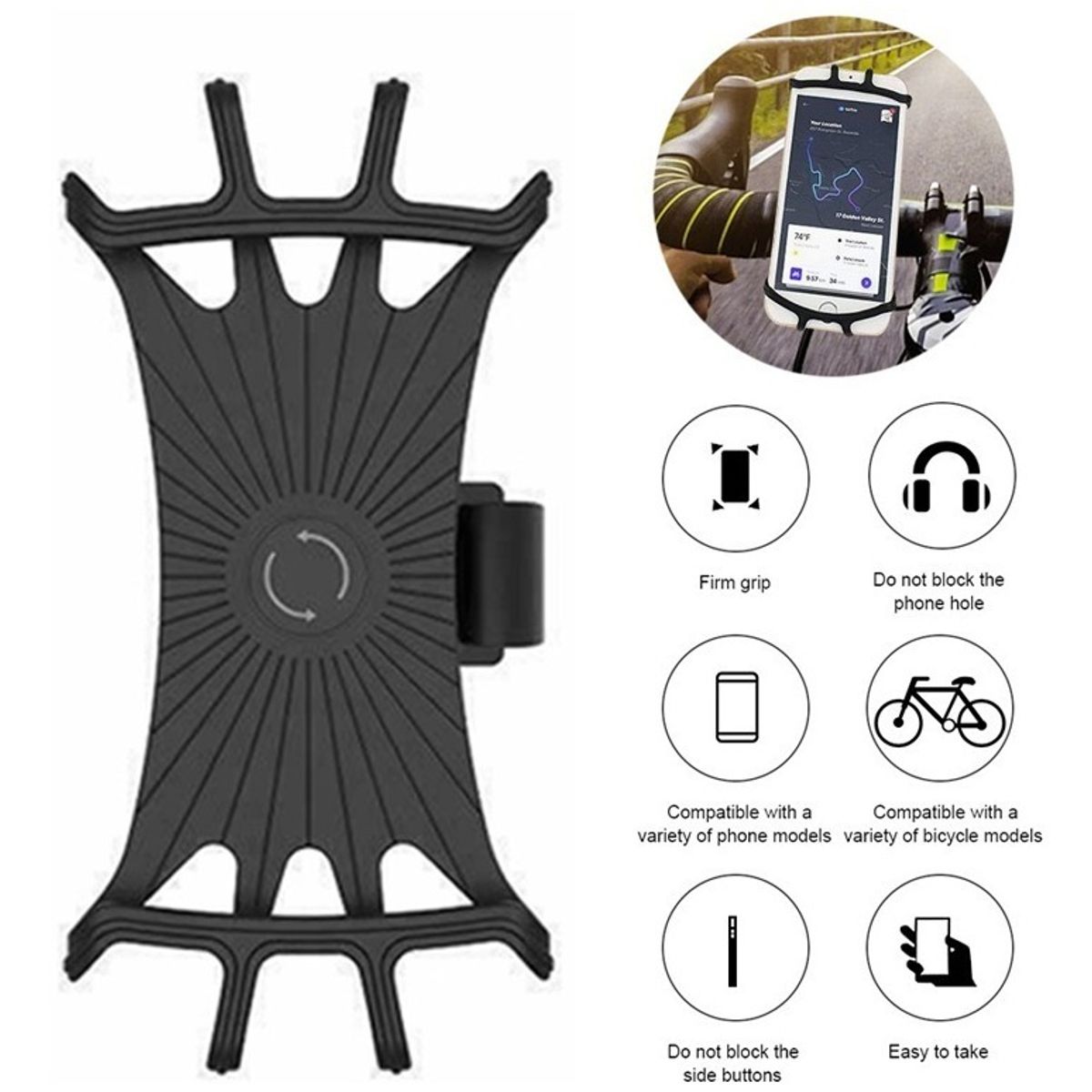 ROCKBROS - Portacelular - Soporte de Celular