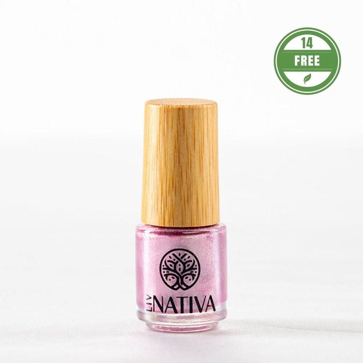 LIV NATIVA - Esmalte eco-natural Kanvas 5 ml Shiny Pink
