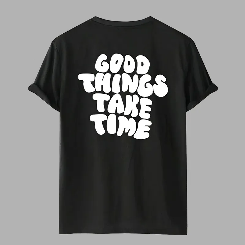 YANSUS - Polo Hombre Yansus Blanco Good Things Take Time