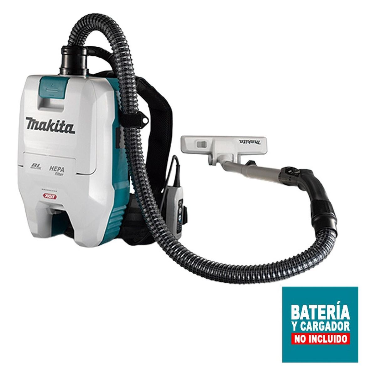 MAKITA - Aspiradora de Mochila Makita XGT 40V VC008GZ HEPA (Baretool)