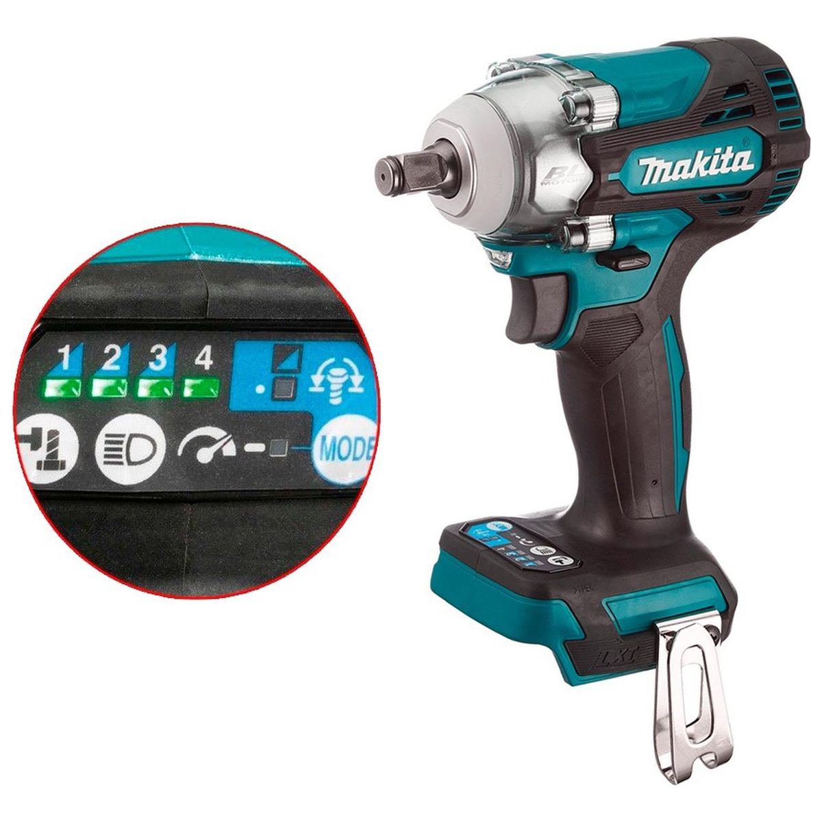MAKITA - Llave de impacto  1/2" / 18V  / 4 Vel 330Nm  BL-XPT-LXT Sin bat