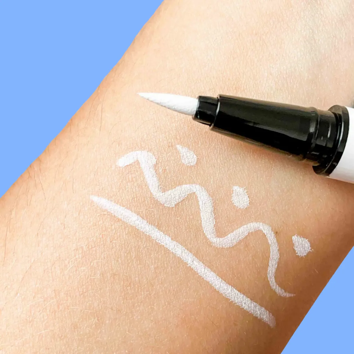 GENERICO - Delineador Líquido Blanco Punta Plumón