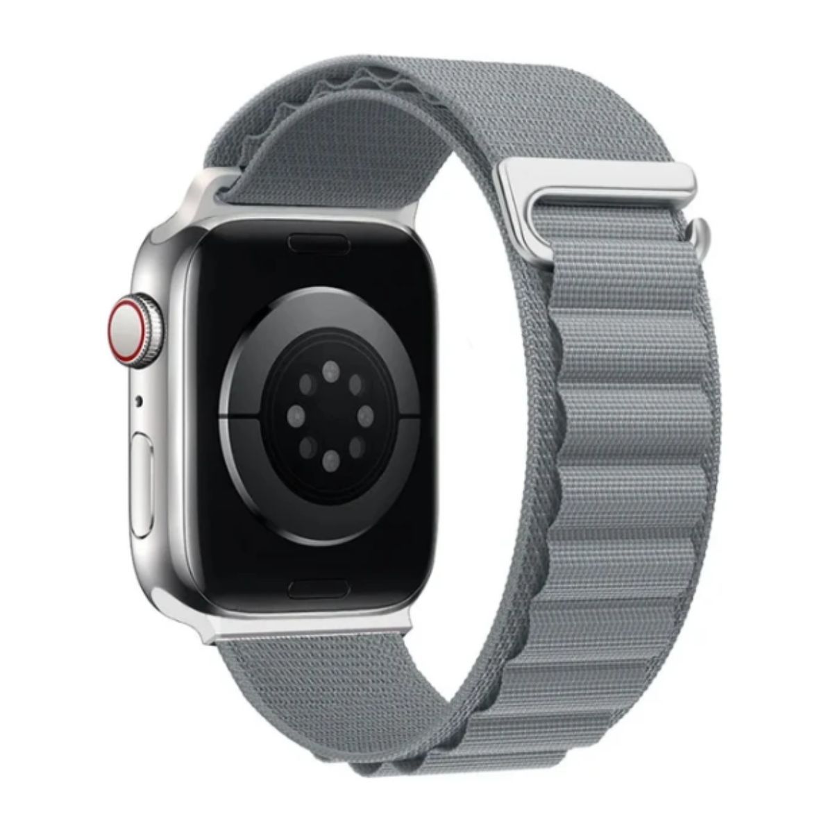 GENERICO - Correa Alpine Loop Apple Watch y Smartwatch 42-44-45-49mm GrizClaro