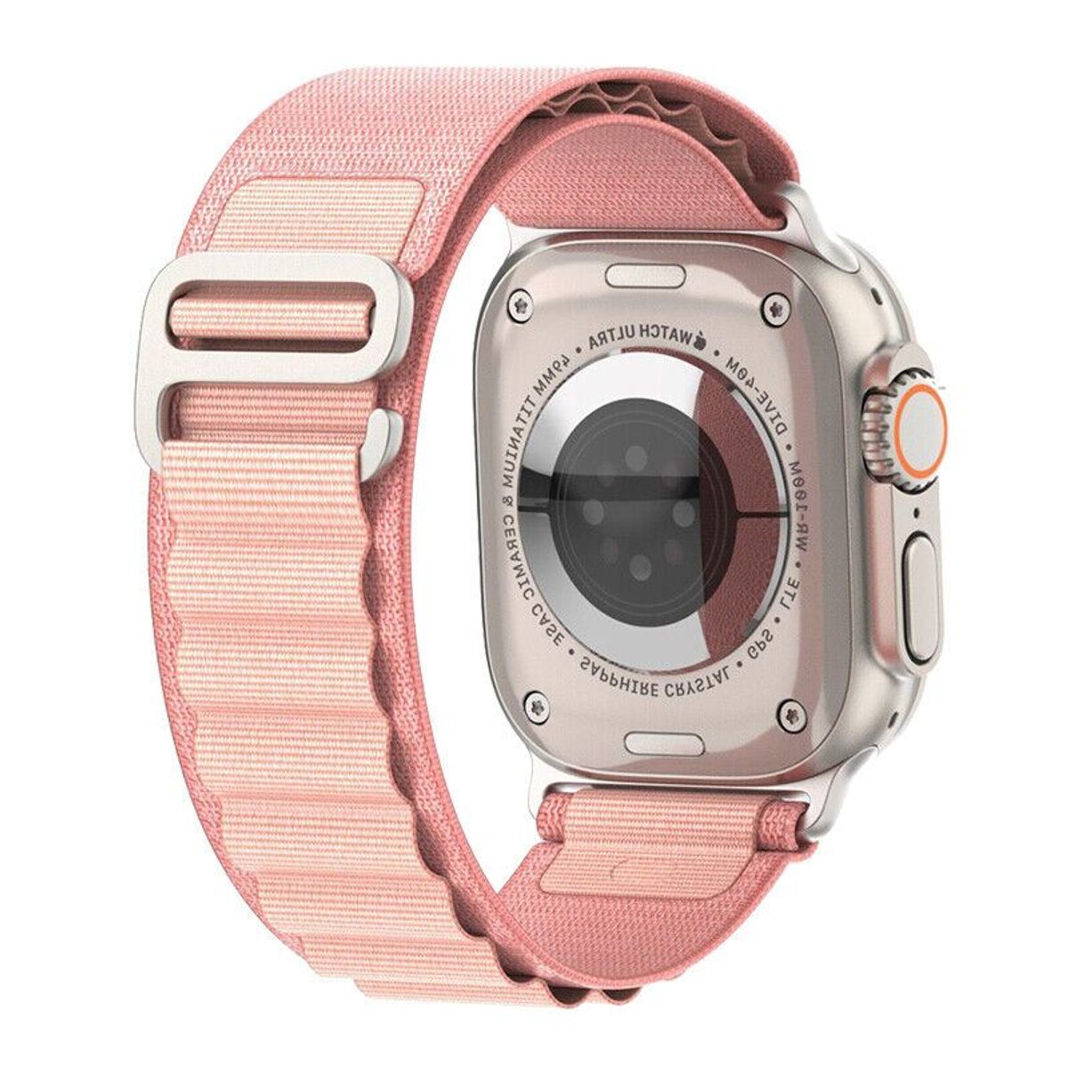 IMPORTADO MC - Correa Alpine Loop Apple Watch y Smartwatch 42-44-45-49mm Rosado