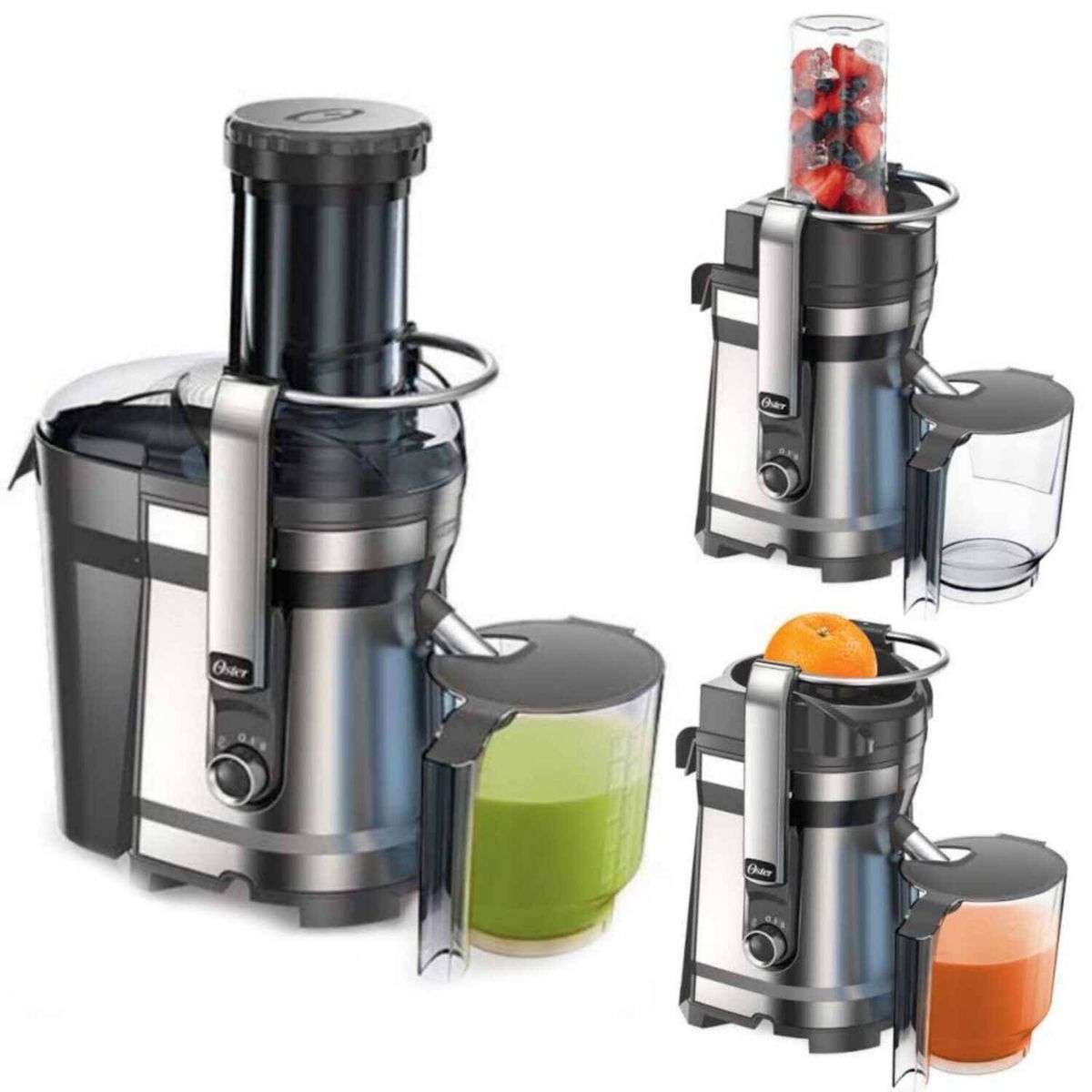 OSTER - Extractor de jugos 3 En 1 Oster FPSTJE318C 1000 W