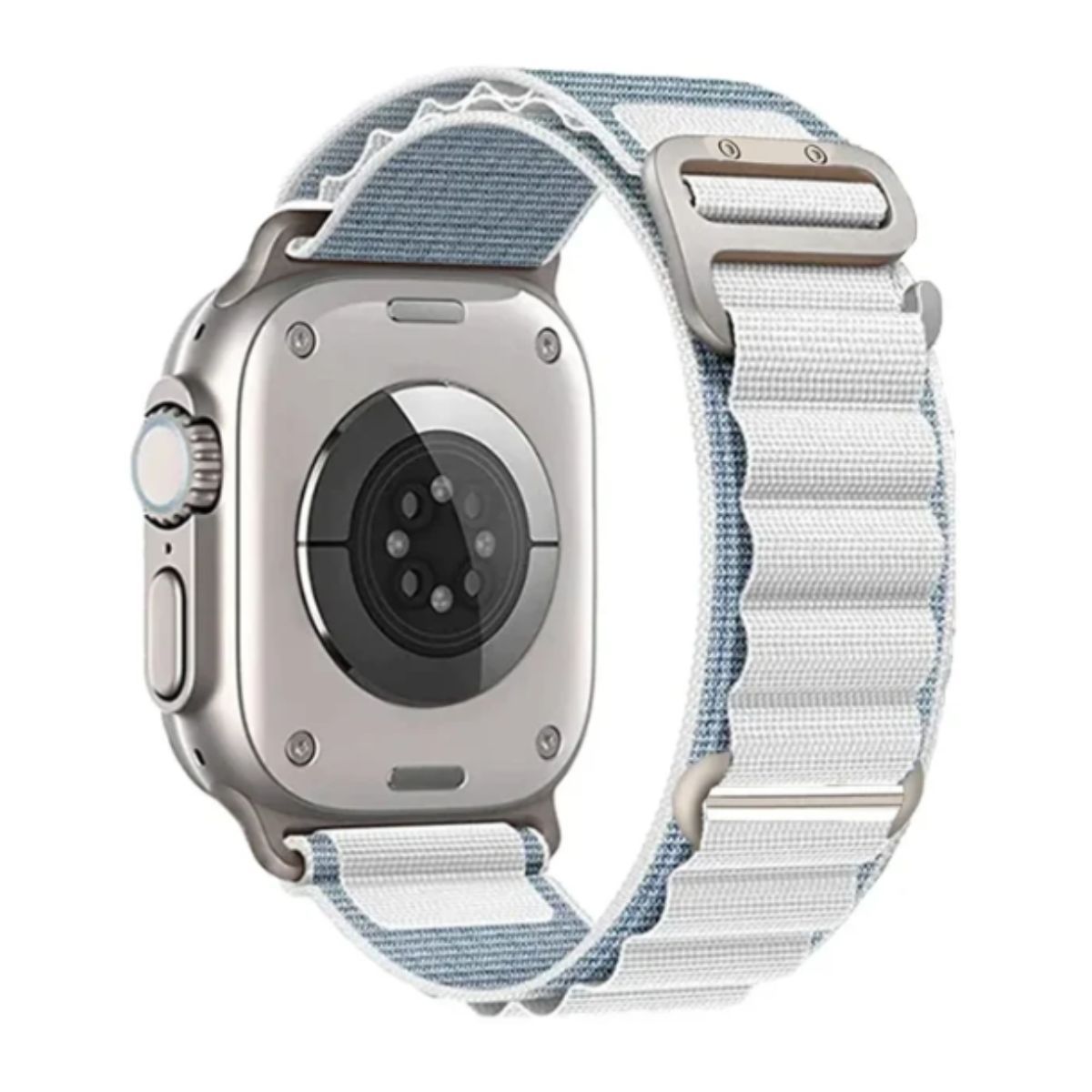 IMPORTADO MC - Correa Alpine Loop Apple Watch y Smartwatch 42-44-45-49mm Blanco