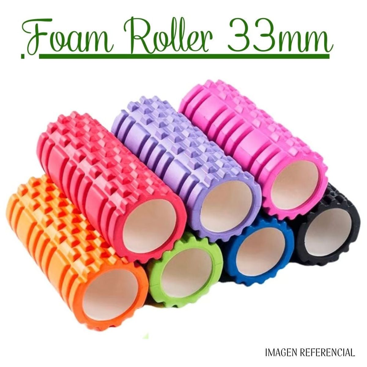 GENERICO - Foam Roller 33cm Rodillo De Espuma Para Masaje