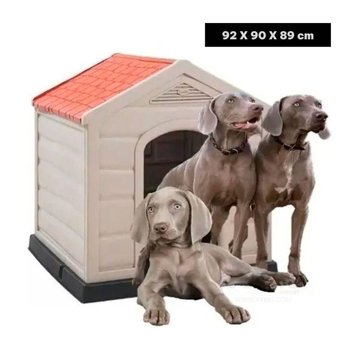 GENERICO - Casa para Perro Raza Grande Plástico 105x965x985cm