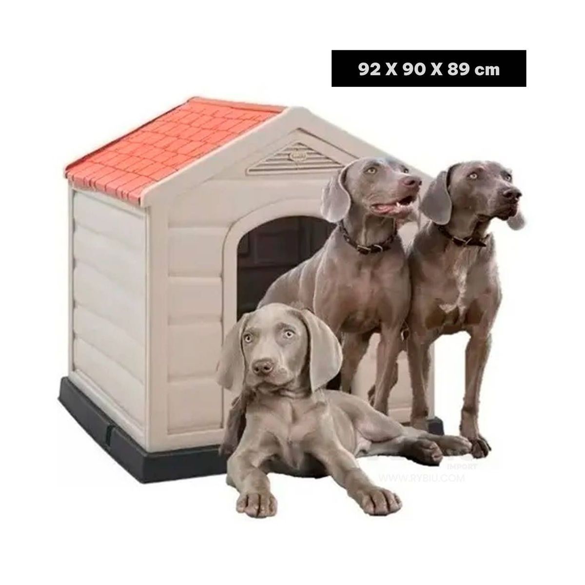 GENERICO - Casa para Perro Raza Grande Plástico 105x965x985cm
