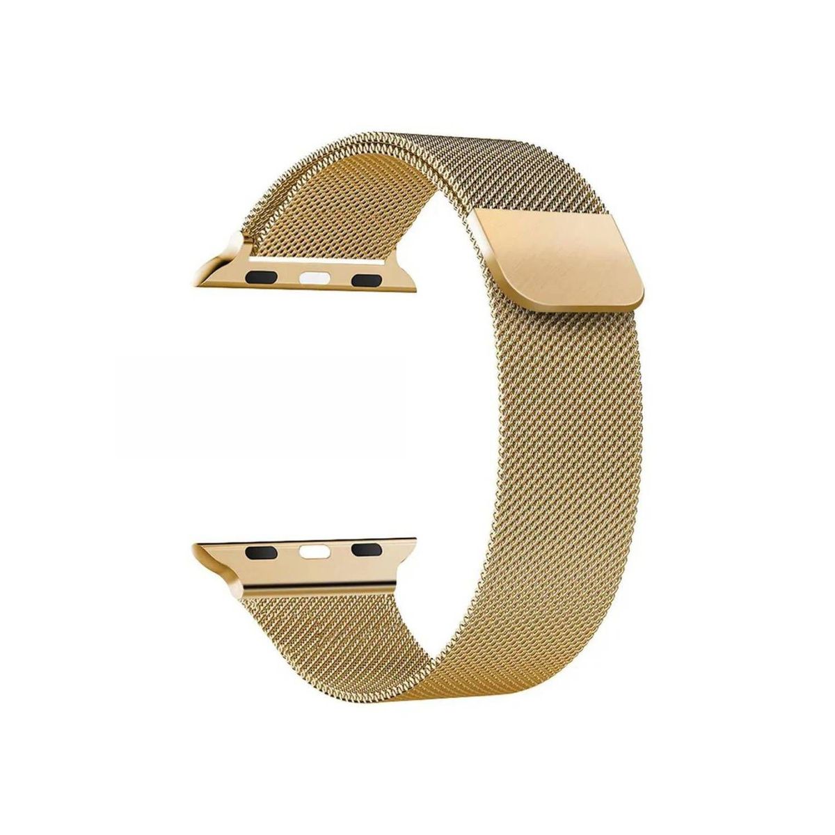 GENERICO - Correa Milanese para Apple Watch y Smartwatch 42mm-44-45-49mm Oro