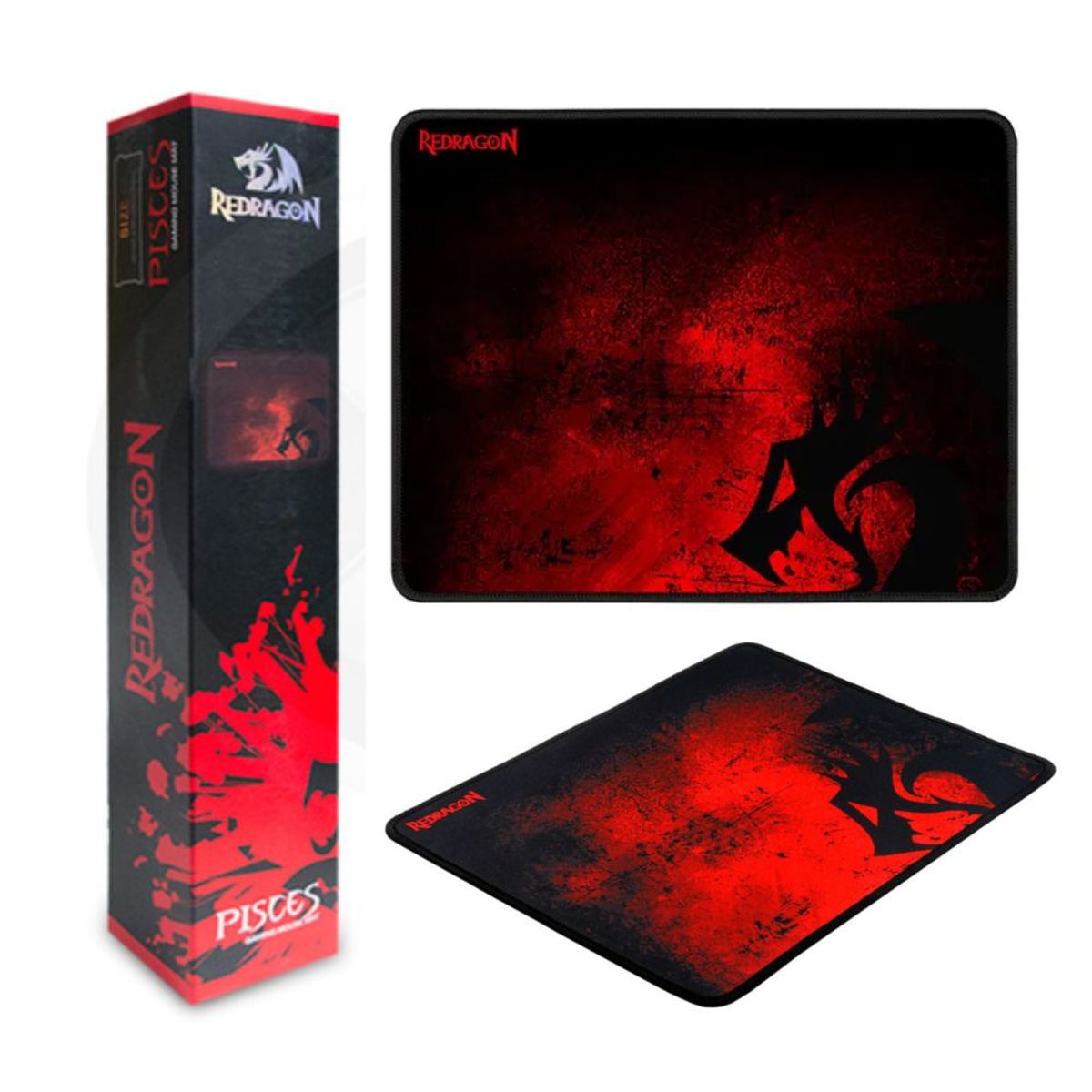 REDRAGON - MOUSE PAD ANTIDESLIZANTE GAMER MARCA REDRAGON PISCES P016 33 X 26 CM