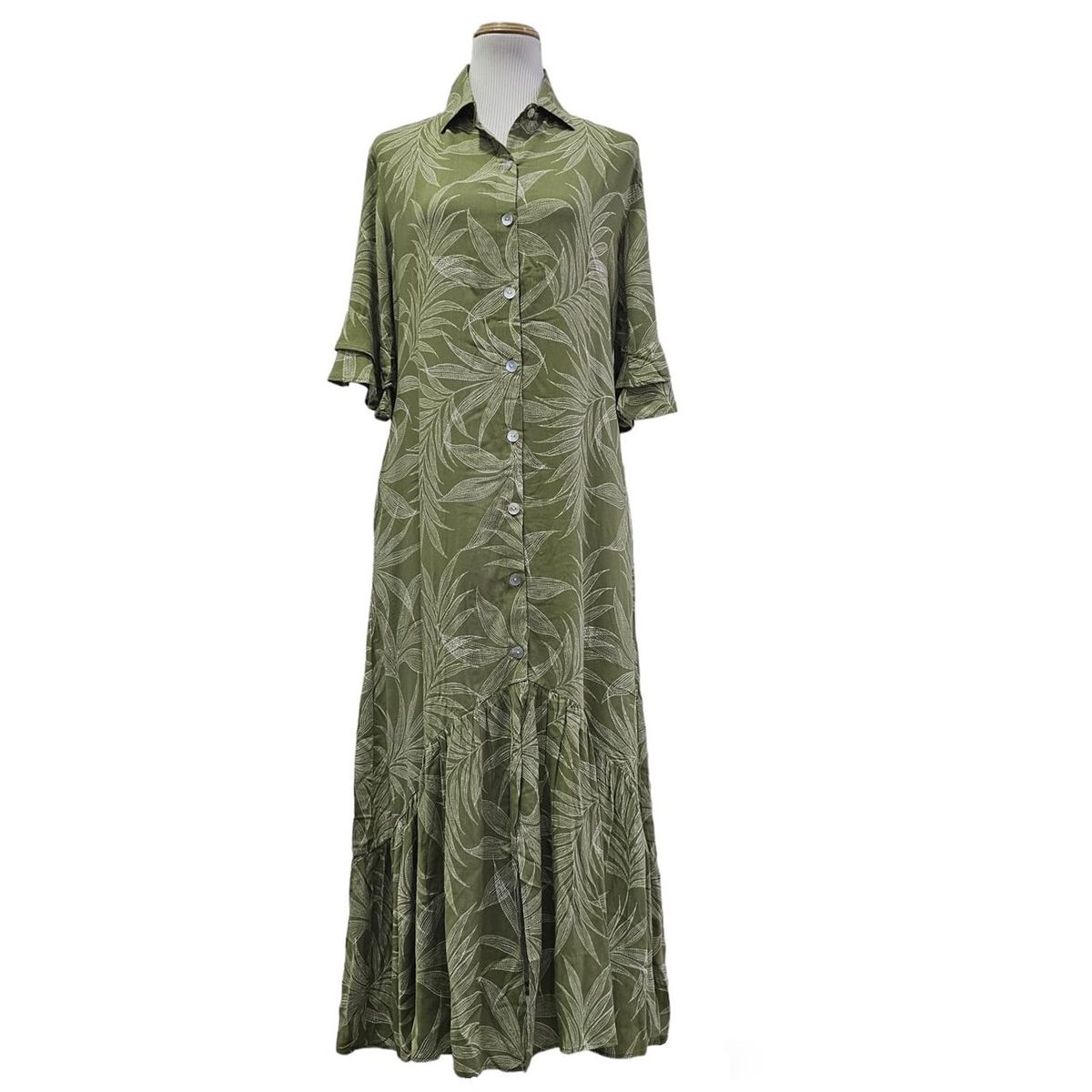 GENERICO - VESTIDO CHALIZ GAELA CAMISERO LARGO D´BELLAS