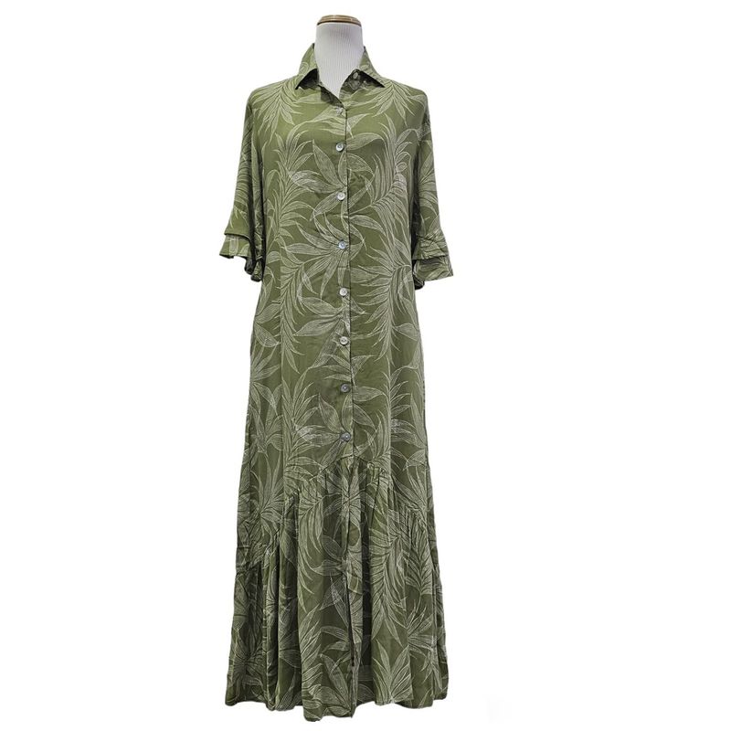 GENERICO - VESTIDO CHALIZ GAELA CAMISERO LARGO D´BELLAS