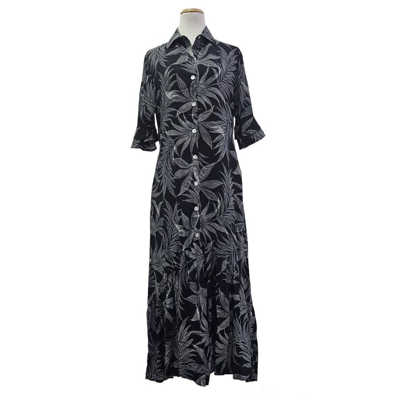 GENERICO - VESTIDO CHALIZ GAELA CAMISERO LARGO D´BELLAS