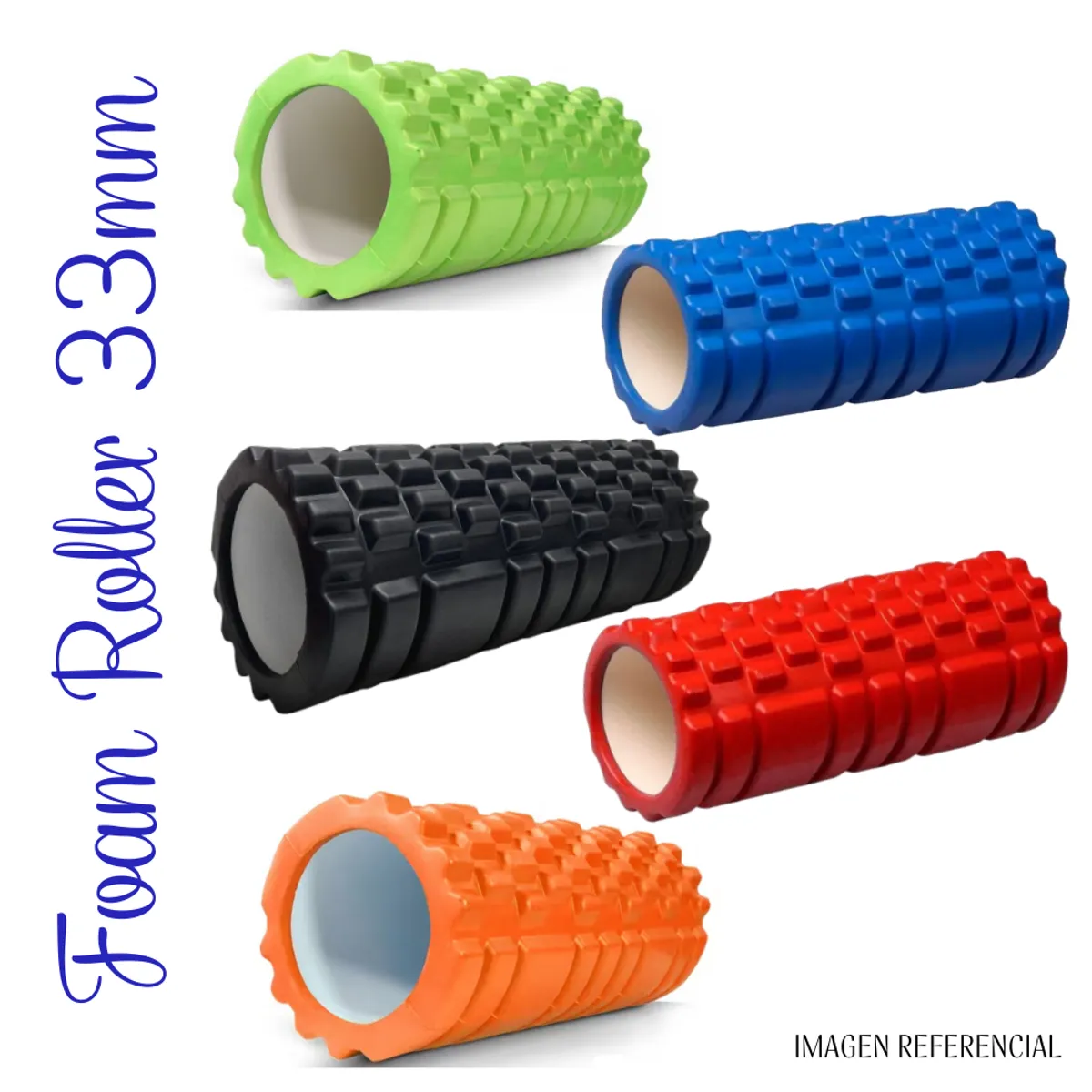 GENERICO - Foam Roller 33cm Rodillo De Espuma Para Masaje