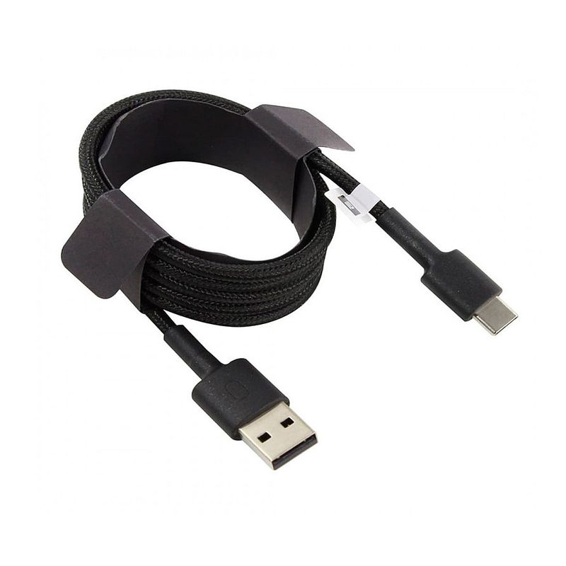 GENERICO - Cable de Datos Mi Braided Usb A Tipo C 1m Resistente Negro