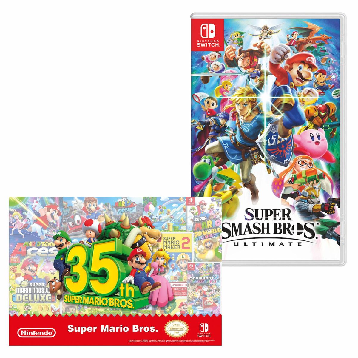 NINTENDO - Super smash bros ultimate nintendo switch + Poster