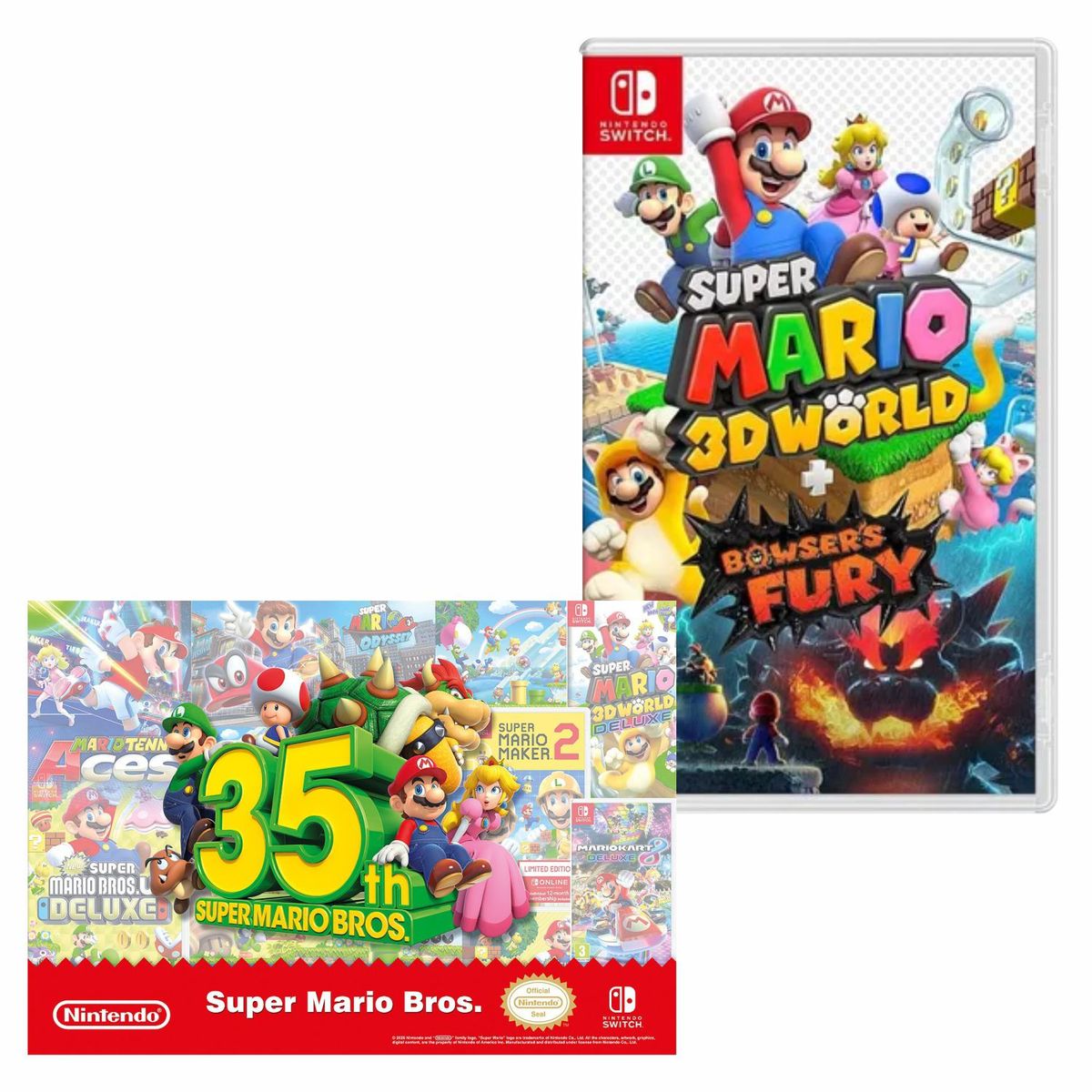 NINTENDO - Super mario 3d world bowsers fury nintendo switch + Poster