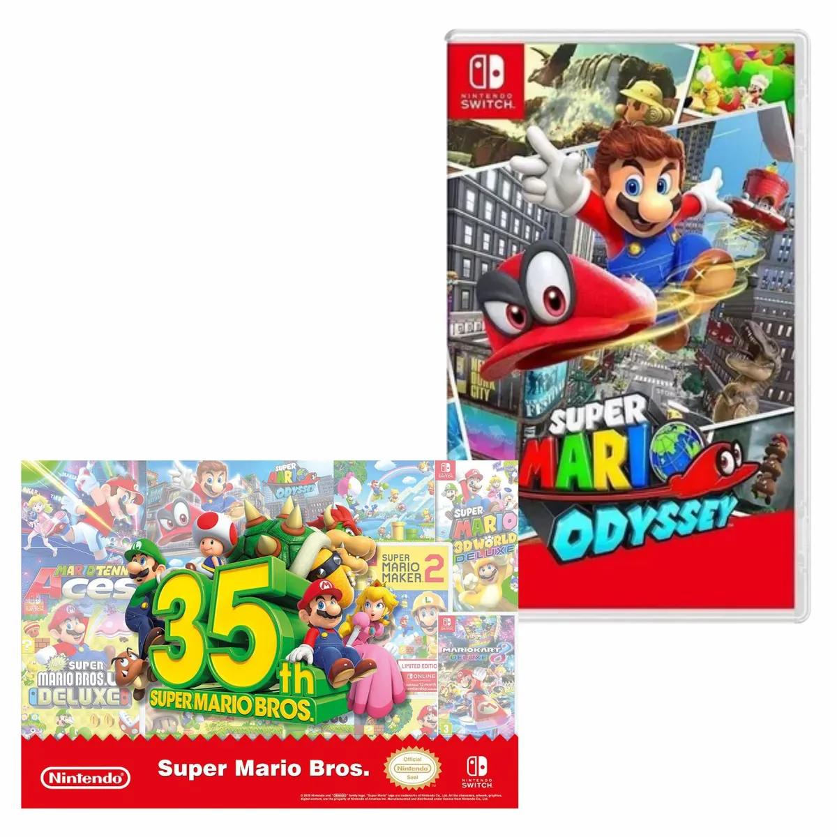 NINTENDO - Super mario odyssey nintendo switch + Poster