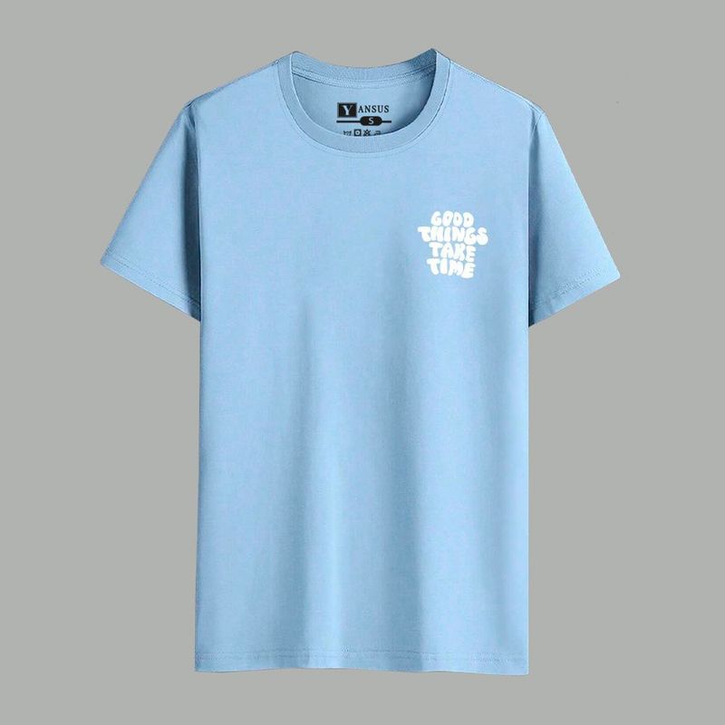 YANSUS - Polo Hombre Yansus Blanco Good Things Take Time