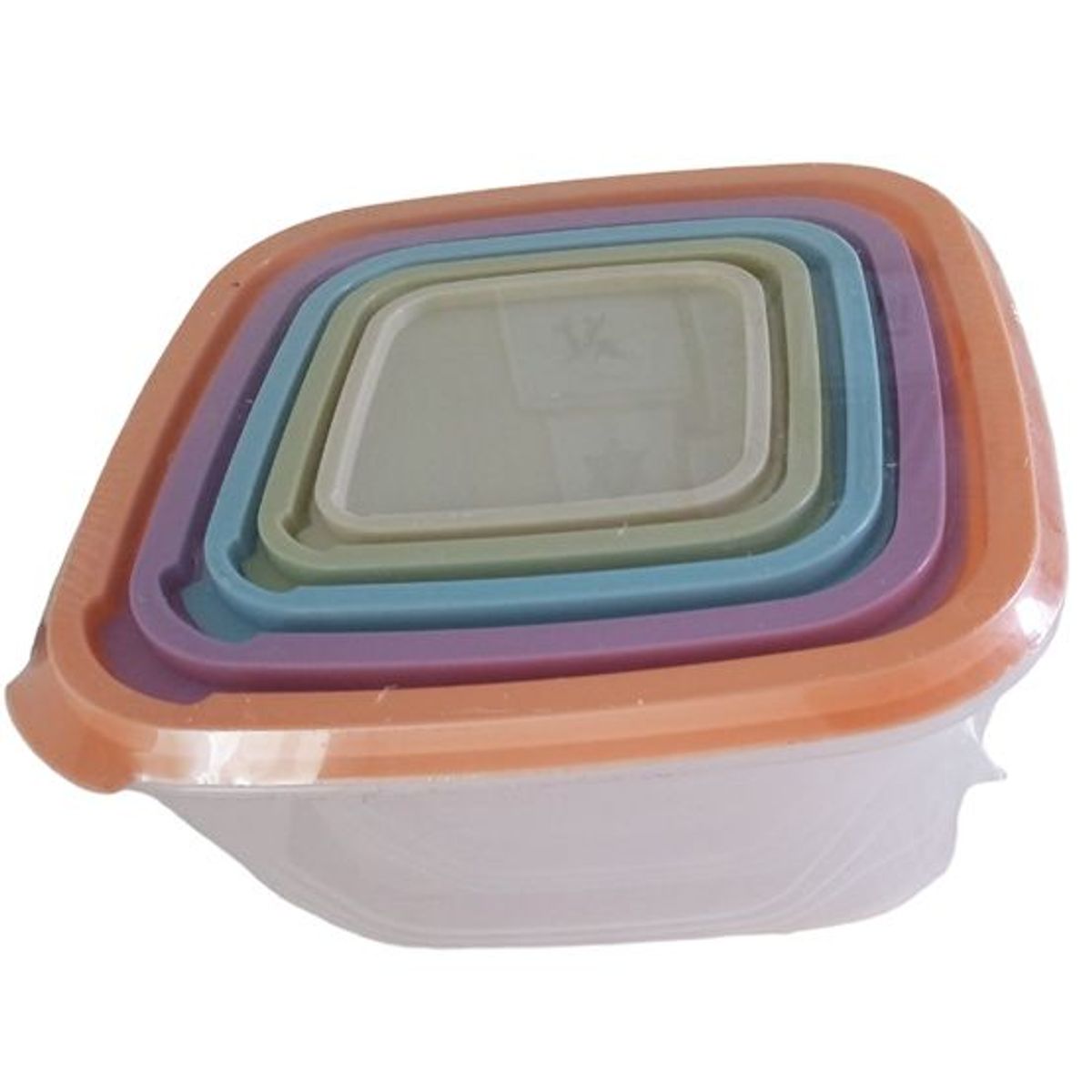 GENERICO - Tapper Recipiente De Plastico Set x5