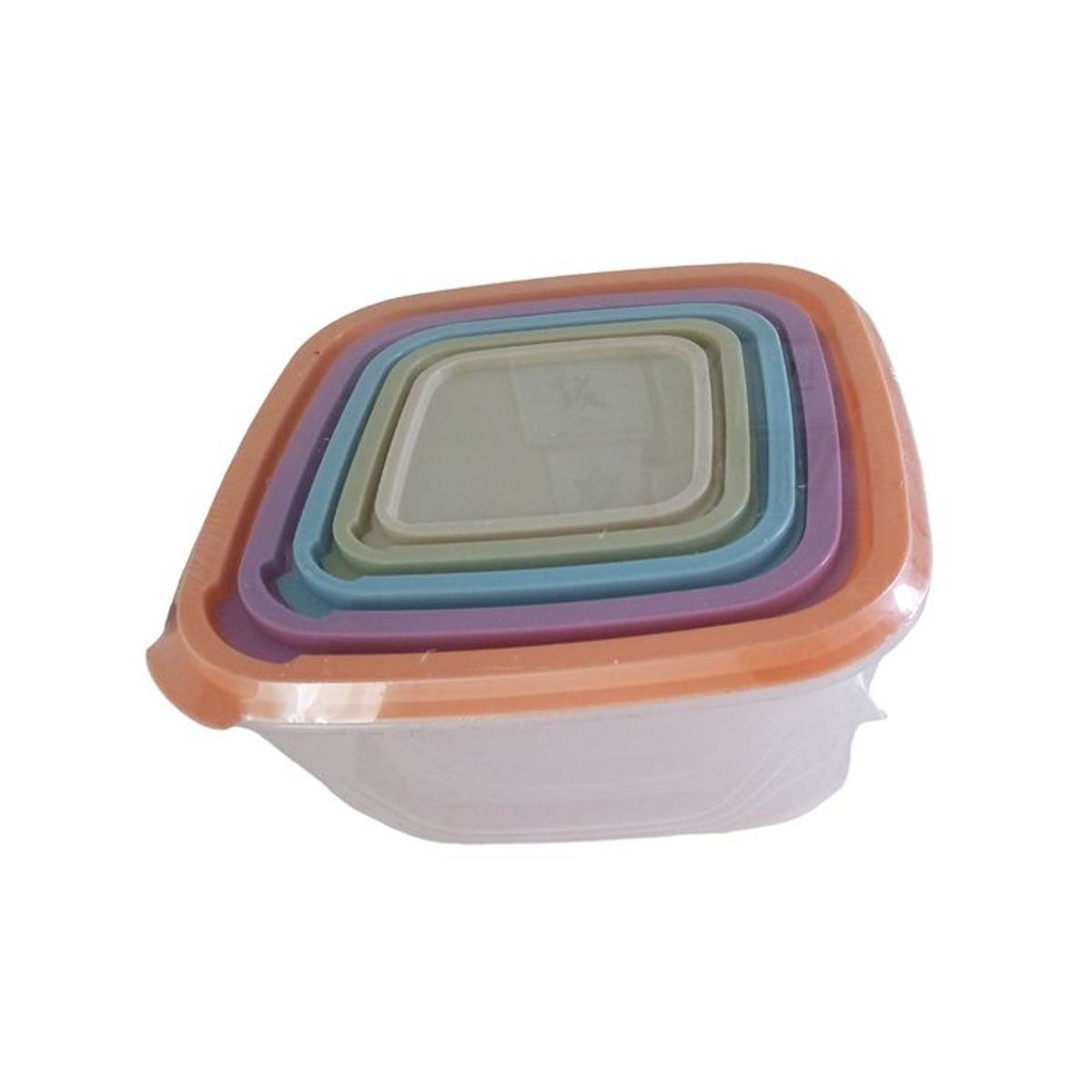 GENERICO - Tapper Recipiente De Plastico Set x5