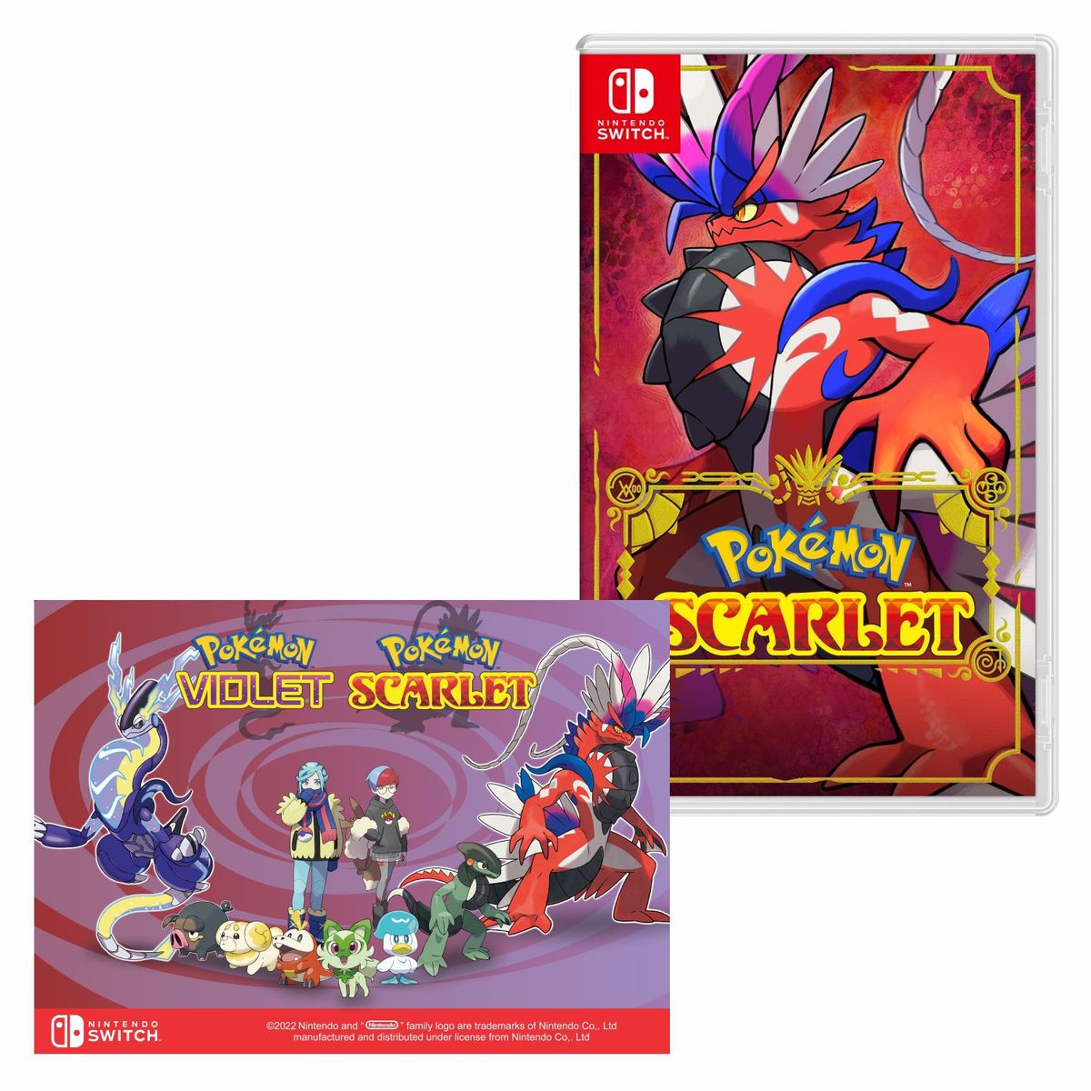 NINTENDO - Pokemon Scarlet Nintendo Switch + Poster
