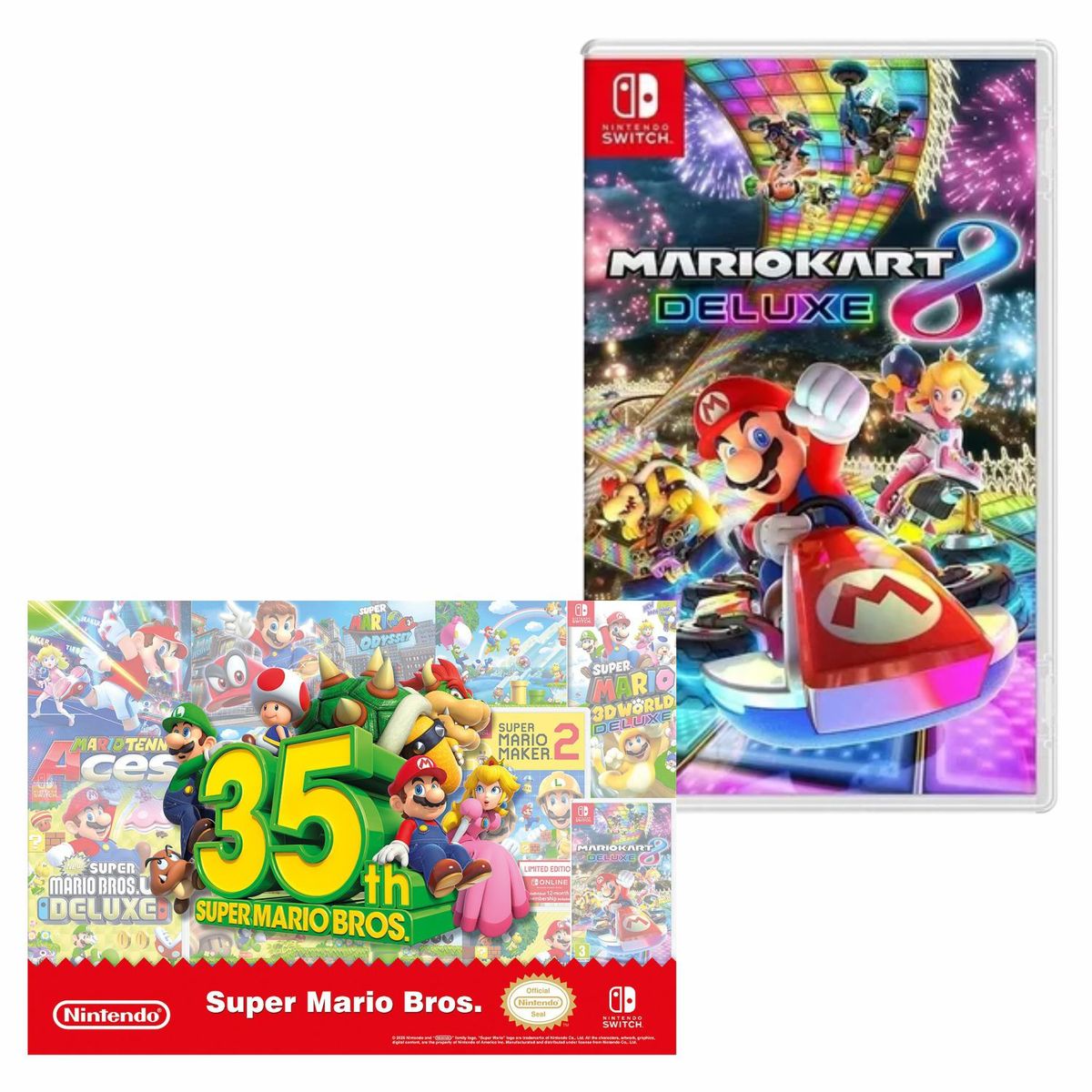 NINTENDO - Mario kart 8 deluxe nintendo switch + Poster