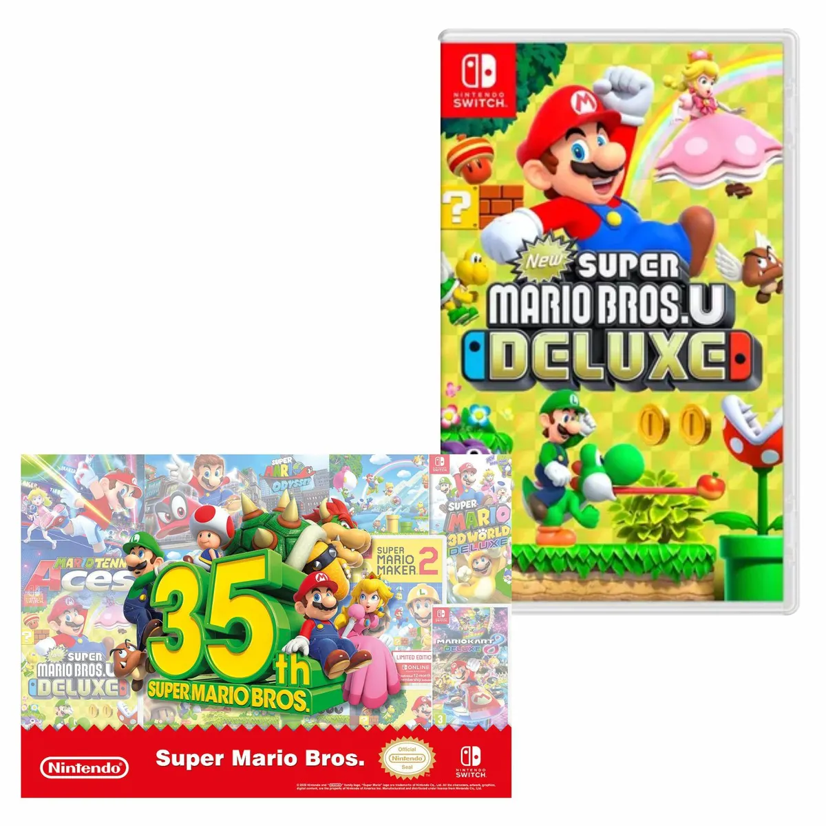 NINTENDO - New Super Mario U Deluxe Nintendo Switch + Poster