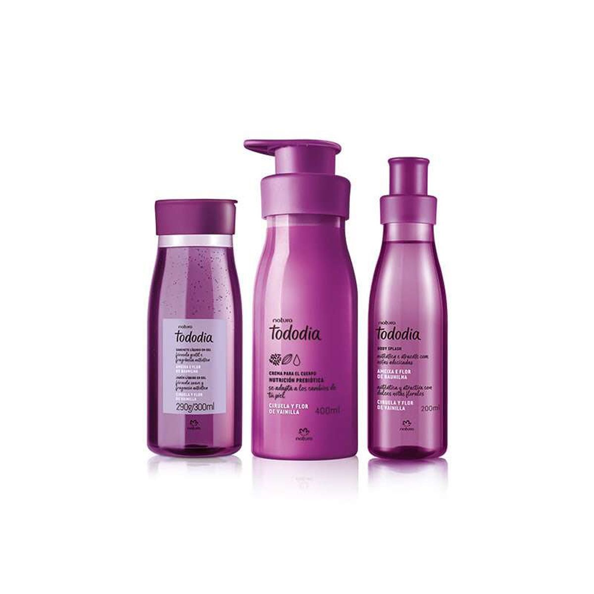 NATURA - Tododia Ciruela y Flor de Vainilla Spray con Hidratante y Jabon Liquido
