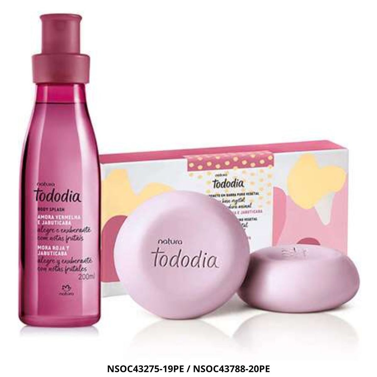 Natura - Set Tododía Mora Roja Jabuticaba Eau de Toilette y Jabones