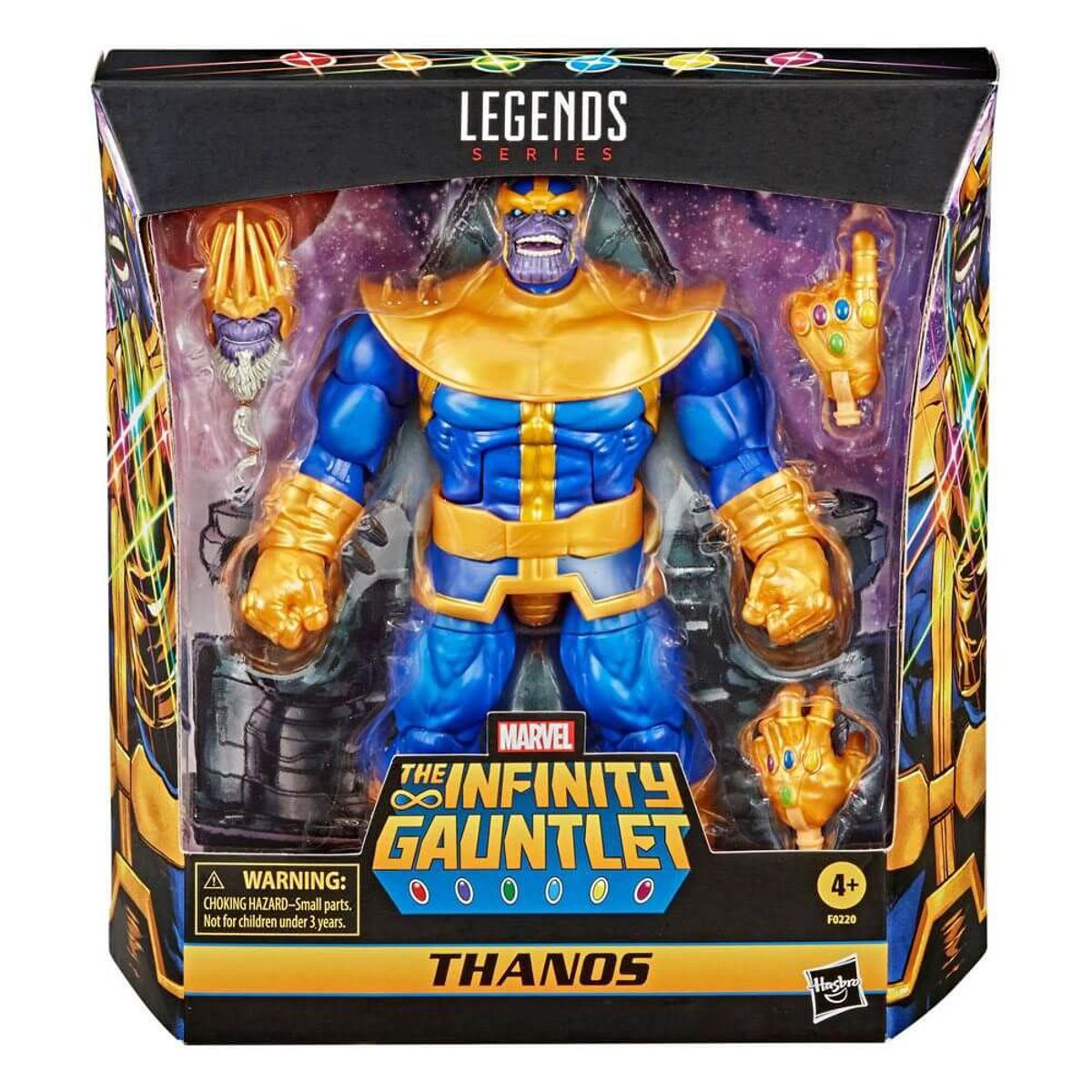 MARVEL - Figura de Acción Marvel Legends Deluxe Thanos Comic